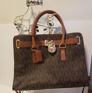 MK Hamilton Purse and MK Charm Sling Sandal